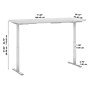 Bush Business Furniture Move 60 Series 72"W Electric Height Adjustable Standing Desk, Platinum Gray/Black (M6S7230PGBK)~#|#~9DAB8227-5FF0-481F-B22DC6B8A3BBC476_sc7