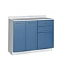Viva Comfort 36.75'' H x 42" L Exam Room Medical Cabinet, 2-Doors, 3-Drawers, Blueberry (902BASE42NSBL)~#|#~9DE6EC9E-48B6-495E-A3ECBA7FE007DD73_sc7