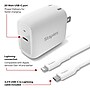 Staples TECH USB-C Wall Charger with Cable, 20W, White (ST62321)~#|#~9E03EEB0-0AF1-4536-A8C888D9CBE89834_sc7