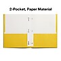 Staples Smooth 2-Pocket Paper Folder with Fasteners, Yellow, 25/Box (50779/27546-CC)~#|#~9E0440F7-60E2-4F0F-94A4A5DF15A71393_sc7