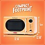 Nostalgia Retro 0.7 Cubic Foot Countertop Microwave, Orange (NRMO7OR6A)~#|#~9E0772B5-55CF-40BD-AF8B9B94990A7CC9_sc7