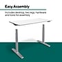 Workplace 2.0 55"W Electric Rectangular Adjustable Standing Desk with Micro Movements, White (WP62092)~#|#~9E08B659-F639-44DC-9CF1FEEBCC50259B_sc7