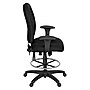 Regency Comfort Series Fabric Drafting Chair with Footrest and Lumbar Support, Black (125-DK-BK)~#|#~9E0B6088-27EE-4279-81AA7502FE1C6F5A_sc7