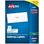 Avery Copier Address Labels, 1" x 2-13/16", White, 3300 Labels/Box (5351)~#|#~9E11C30E-A813-4DD7-9A149410E8D3480B_sc7