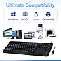 Delton M70 Wired Airtight Waterproof Keyboard, Black (DKBWM70-U)~#|#~9E22C9C8-4578-44E1-8C3FD4B49A67D69E_sc7