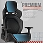 Sharper Image SGX300 Ergonomic Racing Gaming Chair, Black (52914-BLKWHT)~#|#~9E2DFB98-265E-4B4E-8E5F049E3A3DD849_sc7