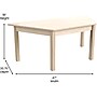 Flash Furniture Bright Beginnings Hercules Trapezoid Table, 47" x 20.75", Beech (MK-ME088017-GG)~#|#~9E37C3E8-F737-46ED-AD00CF08F94C84E4_sc7