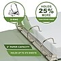 Samsill Earth's Choice Plant-Based 2" Durable View Binders, 3 Ring, Made in USA, Assorted Fashion Colors, 4/Pack (MP46969)~#|#~9E3A67F2-538D-4C99-BB41B4D3A8BCC91F_sc7