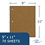 Roaring Spring Ink What You Think 1-Subject Notebook, 9" x 11", College-Ruled, 70 Sheets, Kraft, 24/Carton (10000CS)~#|#~9E4CD96E-E731-4731-8DF6922A9AE68F70_sc7