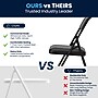 Flash Furniture HERCULES Series Vinyl/Metal Folding Chair, Black, 2/Pack (2HAMC309AVBK)~#|#~9E517C3D-C032-41B7-BC928F5A67991E9C_sc7
