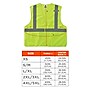 Ergodyne GloWear 8215BA Class 2 Economy Breakaway Vest, 4XL/5XL, Lime~#|#~9E5D12E2-1FF8-4756-8338CDF5B159EE0E_sc7