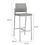 Lesro Avon Vinyl Guest Chair, Blue (AV1194.SSV-02CHLN.03PPIB)~#|#~9E8DD090-DF35-47E1-80BB8B8EE46F5864_sc7