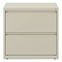 Alera 2-Drawer Lateral File Cabinet, Letter/Legal Size, Lockable, 28"H x 30"W x 18.63"D, Putty (ALEHLF3029PY)~#|#~9ECC9777-77C0-4544-9E7CE1C0F6E57386_sc7