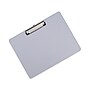 Universal Plastic Brushed Aluminum Clipboard, Landscape, 1/2" Capacity, 11 X 8 1/2~#|#~9ECEB8BC-5DD5-466E-9E918FE59D0EB0AD_sc7