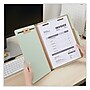 Universal Recycled Reinforced Pressboard Classification Folder, 2" Expansion, Letter Size, Gray/Green, 10/Box (UNV10273)~#|#~9EF87A85-A8D1-4811-BFC4A5AAD2FD4B8C_sc7