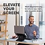 Fellowes Breyta Collection 9.25" x 10.55" Adjustable Plastic Laptop Stands, Black (100098500)~#|#~9EFE0A53-DBE8-495A-9571961332B2F26C_sc7