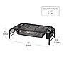 Mind Reader Monitor Stand with Paper Tray, Up to 24" Monitor, Black, 2/Pack (2MESHMON-BLK)~#|#~9F18ED6B-066E-4640-845AA2DC1BA976DC_sc7