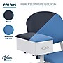 Viva Comfort Wide Adjustable Bariatric Padded Phlebotomy Blood Drawing Chair, 500 lbs. Capacity, Black (ADI997-01D-BLK-HD-MK)~#|#~9F2FC75A-B04E-4B79-9DB16B209C8E0ACD_sc7