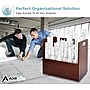 AdirOffice 50-Slot Mobile Roll File, 28.5"H x 30"W x 15.75"D, Mahogany (626-MA-2PK)~#|#~9F2FEEB3-DCF2-4A37-8E32940D8256AD63_sc7