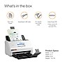 Epson RapidReceipt RR-600W Wireless Duplex Receipt Scanner, White/Black (B11B258202)~#|#~9F5D4C0B-A4EE-4BE0-BBC32A8B87814171_sc7