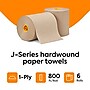 Coastwide Professional™ J-Series Hardwound Paper Towels, 1-ply, 800 ft./Roll, 6 Rolls/Carton (CWJHT-NAT)~#|#~9F81DC4A-1B1F-4813-BB699D2383463060_sc7