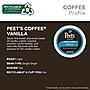 Peet's Coffee Vanilla Coffee, Keurig K-Cup Pod, Light Roast, 22/Box (5000376697)~#|#~9F8C948B-CE09-4789-AFC19C5207DA8C95_sc7