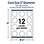 Avery Floral Design Matte Blank Card, White, 120/Pack (S00-EVH)~#|#~9F907D6B-E358-47F8-9B357F6BC098156B_sc7