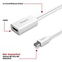 Staples TECH Mini DisplayPort to HDMI Audio/Video Adapter, Male to Female, White (ST62353)~#|#~9F993AC6-7141-47FD-8D9F4789C941CB7B_sc7