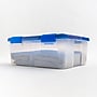 Iris 30.6 Quart Element Resistant Ultimate Clear Plastic Latching Storage Bin, Clear, 4/Pack (500138)~#|#~9FA1C266-7207-4B9E-88D13AD462FB6E7A_sc7