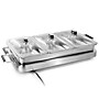 MegaChef 3-in-1 Buffet Server and Warming Tray, Triple 2.63 Quart Trays~#|#~9FC27D96-95D7-489B-87F7894649BFD00A_sc7