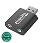 Plugable USB to Audio In/Out Male/Female Data Transfer Adapter, Black (USB-AUDIO)~#|#~9FD478C6-8622-4671-A6D8A145D006BBBA_sc7