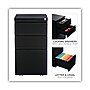 Alera 3-Drawer Mobile Vertical File Cabinet, Letter Size, Lockable, 28"H, Black (ALEPBBBFBL)~#|#~9FD6C366-1FAA-45C8-8B2579C4F018A16D_sc7