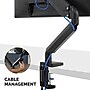 Fellowes Platinum Series Adjustable Arm, Up to 40" Monitor, Black (8043301)~#|#~9FEA1646-9125-4881-BF056403E080790C_sc7