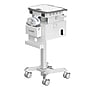 Mount-It! MedHub Powered Height-Adjustable Mobile Cart Workstation with Drawers & Built-In Power Strip, White/Gray (MI-16057)~#|#~9FFEB51C-B6EA-4FFA-AD493B474A2A7293_sc7