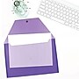 JAM Paper Premium Plastic Document File, 1 Pocket, Legal, Purple, 3/Pack (219S0pux3)~#|#~A01DB498-82BF-43E4-BFF02F0EC9F700D0_sc7
