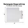 Staples Carpet Chair Mat with Lip, 45" x 53'', Low-Pile, Clear (20232-CC)~#|#~A026375F-4C40-416C-B8C2697969C5353C_sc7