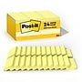 Post-it Notes, 1 3/8" x 1 7/8", Canary Collection, 100 Sheet/Pad, 24 Pads/Pack (65324VADB)~#|#~A028C820-84E7-48FE-A9E8DE07EC9C261E_sc7