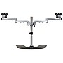 StarTech Dual Monitor Stand, For Up to 32" Monitors, Black/Silver (ARMDUALSS)~#|#~A03B94F1-1234-47D1-B04365754A5C0BBE_sc7