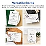 Avery Rectangle Invitation Cards, 5.5" x 8.5", Matte White, 100/Pack (19479399852)~#|#~A041E7B4-EA39-4BCE-8C55051050CD03B1_sc7