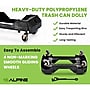 Alpine Industries Plastic Trash Can with Lid and Dolly, 23 Gallon, Black (ALP477-BLK1-PKD)~#|#~A05E1EAD-5D1C-45F4-AA476DA4C67C990D_sc7