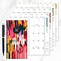2027 TF Publishing Paint Streak 3.5" x 6.5"  Monthly Standard Planner, Paperboard Cover, Multicolored (27-7008)~#|#~A0621A90-62D1-4C5E-91008B7DFB3A9CA2_sc7