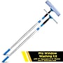 Gritt Commercial Pro Telescoping 14" Window Cleaning Squeegee Kit, Blue/Silver, 3 Piece/Kit ( GRI137-6F-14)~#|#~A078A9F3-F0C2-47DE-BCB93CE45A98EFD3_sc7