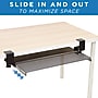 Mount-It! Clamp-On Under Desk Keyboard and Mouse Drawer Platform, Black (MI-7143)~#|#~A09F50F5-DCEB-4AC4-92FC88E74BD1EFDF_sc7