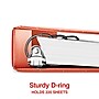 Staples 1" 3-Ring View Binder, D-Ring, Orange (26436-CC)~#|#~A0A0DF4E-6188-457C-81B69DC4B4DCF591_sc7