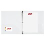 JAM Paper 1/2" 3-Ring Flexible Poly Binder, White (PB75237WH)~#|#~A0A22739-9798-41B4-9BCFB45E04280CED_sc7