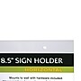 NuDell Indoor Wall Sign Holder, 11" x 8.5", Clear (38008)~#|#~A0A9F9E9-D0C4-401B-8FDEDCADC517DBA3_sc7
