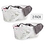 Mind Reader 10.57-Gallon Laundry Basket with Handles, Plastic, White, 2/Set (2HHAMP40-WHT)~#|#~A0C29EAD-737D-4570-9E28511DF09496AB_sc7