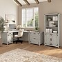 Bush Furniture Knoxville 72"H 5-Shelf Bookcase with Doors, Cottage White (CGB132CWH-03)~#|#~A0E96872-43E6-4F30-9CB857B4F06ADF9E_sc7