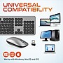 Delton K100 Wireless Slim Computer Keyboard and Mouse Combo, Silver (DKML100-WB)~#|#~A0EDB751-C8BE-44DE-AB9892589F342D78_sc7