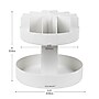 Mind Reader 2-Tier Plastic Lazy Susan Coffee Countertop Organizer, White (SNACKCAR-WHT)~#|#~A0F05A2C-296D-4DE6-9D738D3EC0AACC0C_sc7